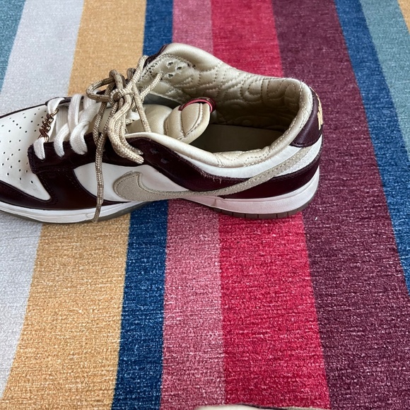 Nike Dunk Low LX "Sail/Team Gold/Burgundy Crush" Women's Shoe size 9 - Picture 5 of 11
